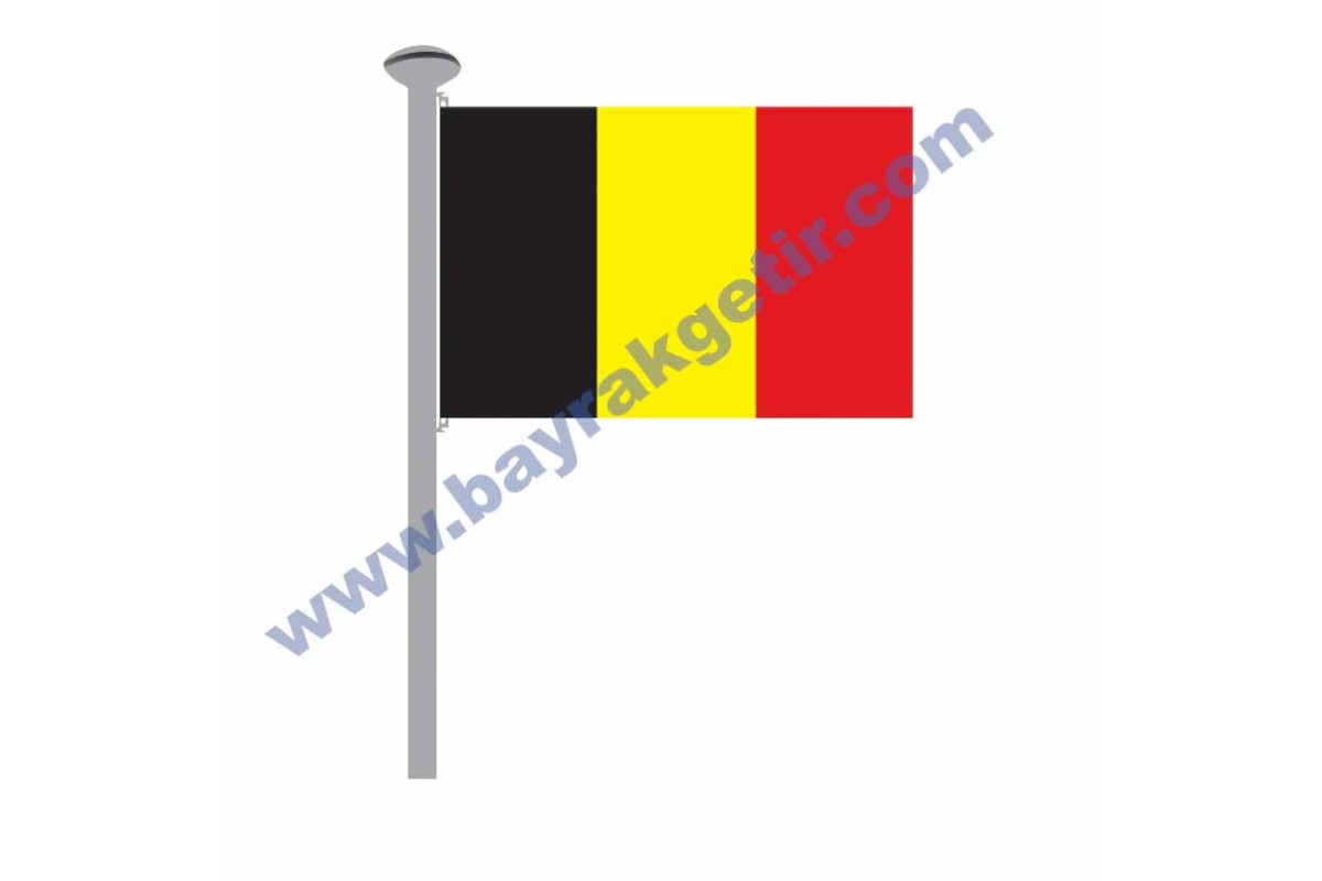 BELÇİKA GÖNDER BAYRAK 50x75 (EBAT SEÇİNİZ) BELÇİKA GÖNDER BAYRAK 50x75 (EBAT SEÇİNİZ)